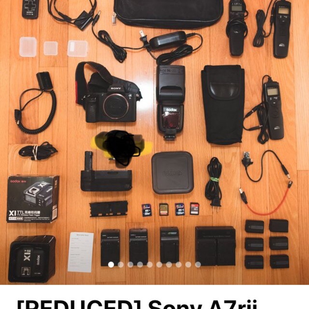 Sony A7rii bundle